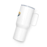 Drink Local Sunset Travel mug with a handle