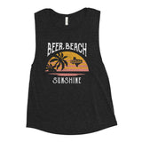 Beer, Beach, Sunshine Ladies’ Tank