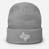Drink Local TX Embroidered Beanie Cap